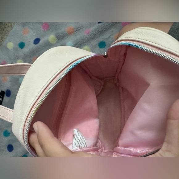 Pink unicorn rainbow mini backpack - Picture 4 of 4